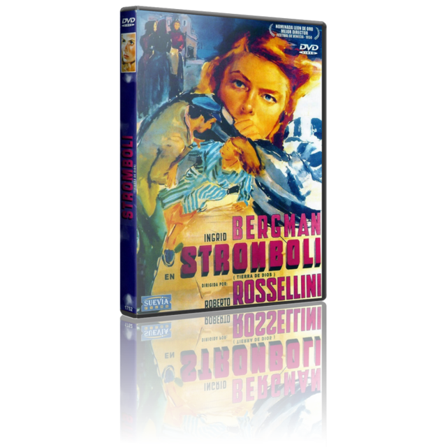 Portada - Stromboli, Tierra de Dios [DVD5Full] [PAL] [Cast/Ita] [Sub:Varios] [1950] [Drama]