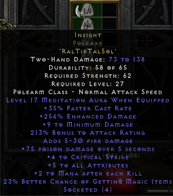 diablo 2 insight diablo 2 insight