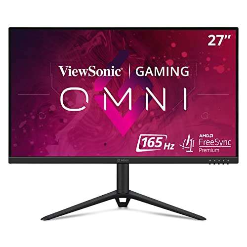 Amazon: Viewsonic VX2728J-2K - 27 Omni 1440p 165Hz 1ms IPS Monitor Gaming Ergonomico con AMD FreeSync Premium 