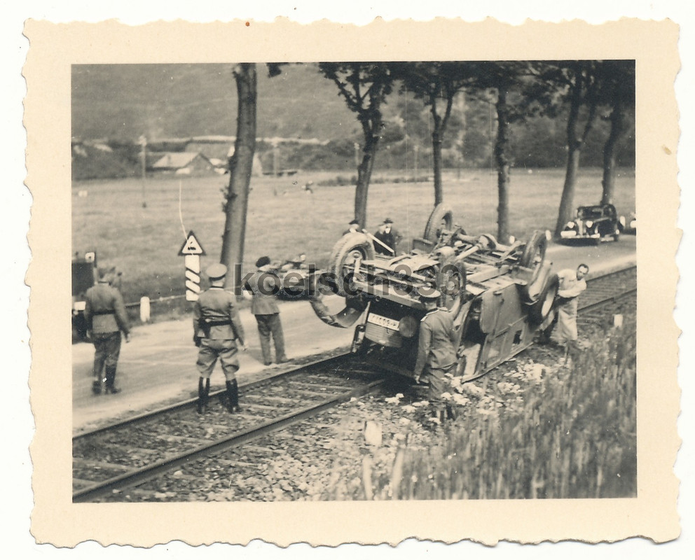 Wehrmacht Kfz Unfall Phänomen Granit LKW Kranken