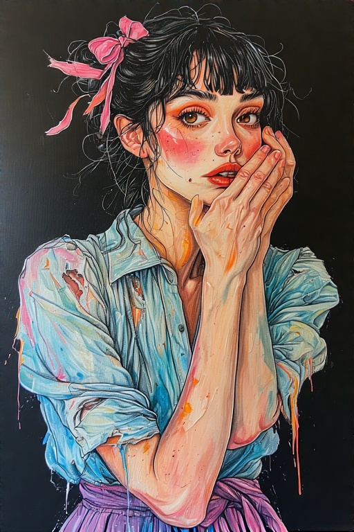 Acrylic-and-chalk-highly-detai-3