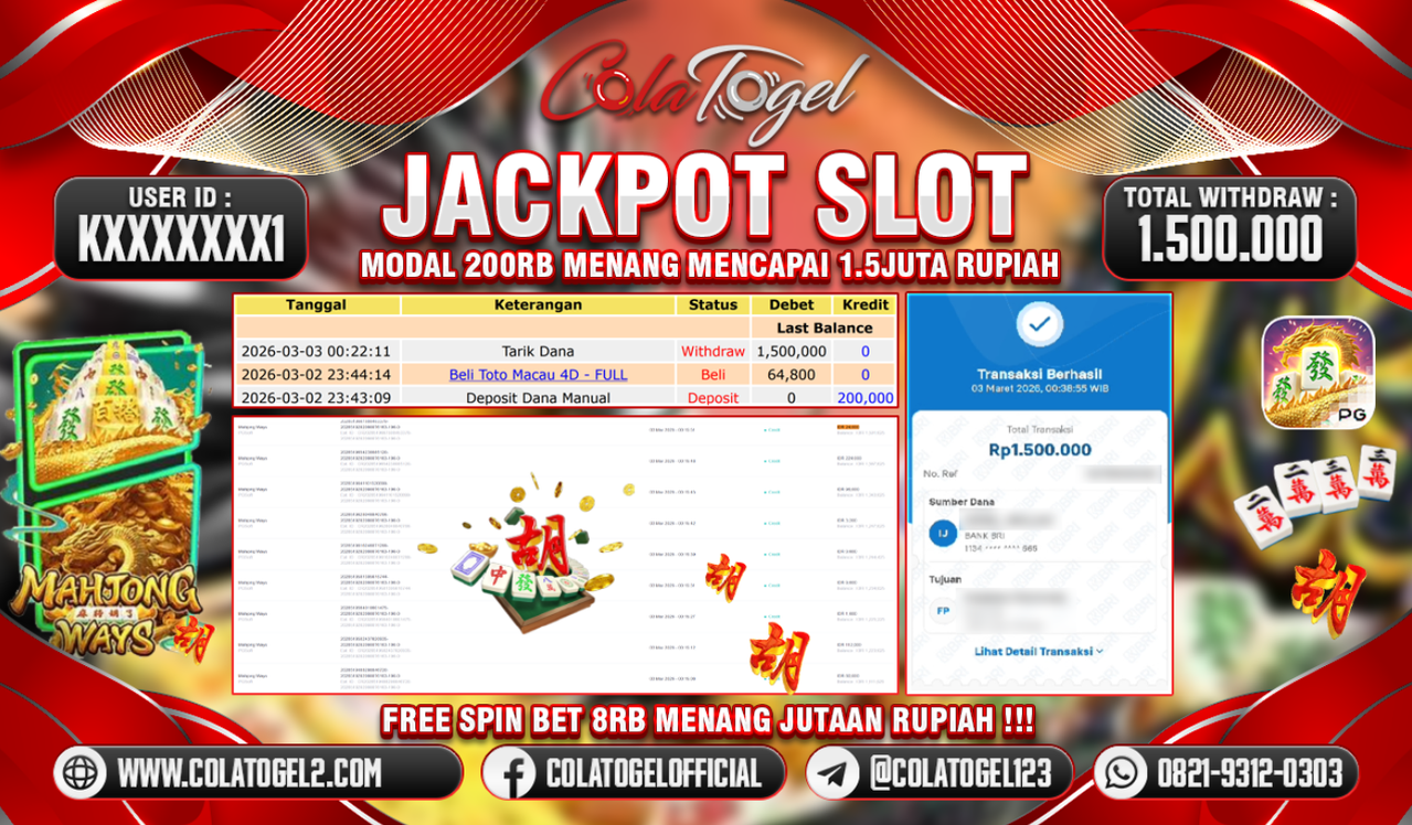 JACKPOT SLOT GACORR!!