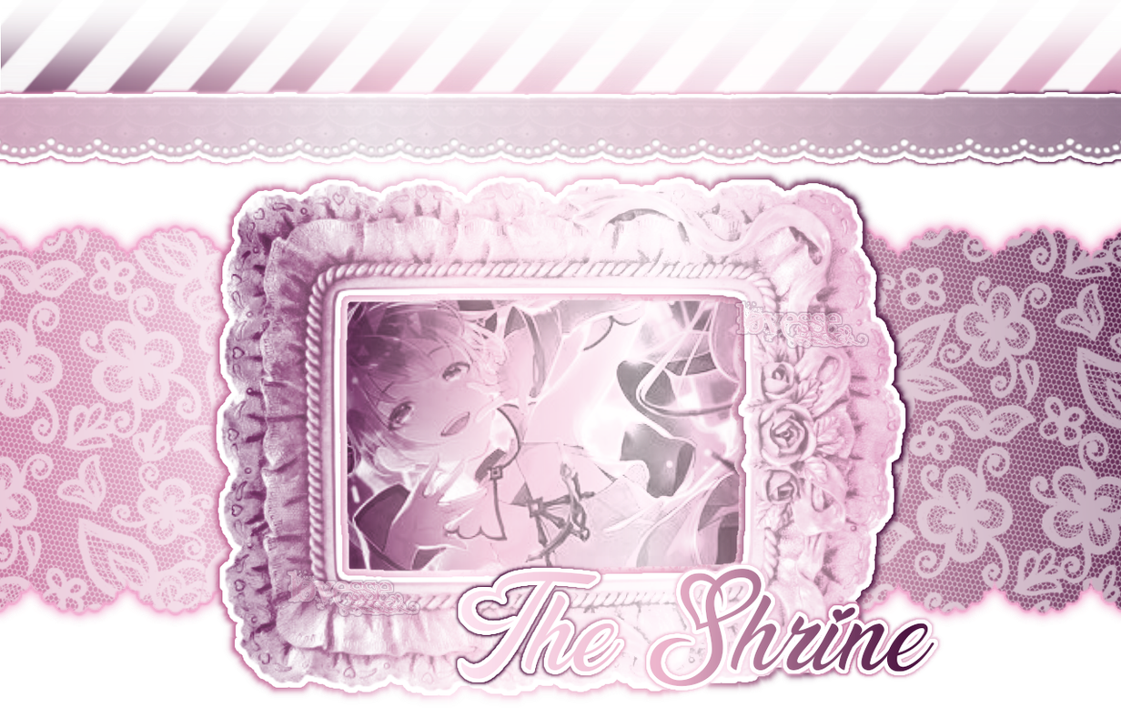  miku graphic that reads the shrine 