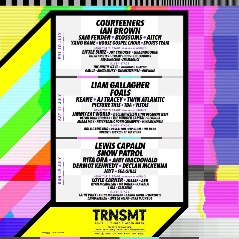 TRNSMT Festival Line up 2020
