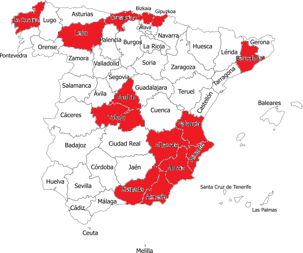 Provincias de España