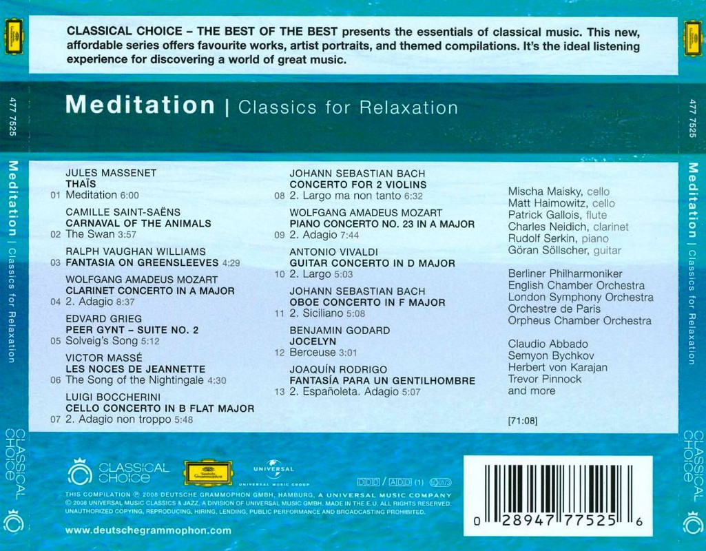 Meditation-Classics For Relaxation (2)
