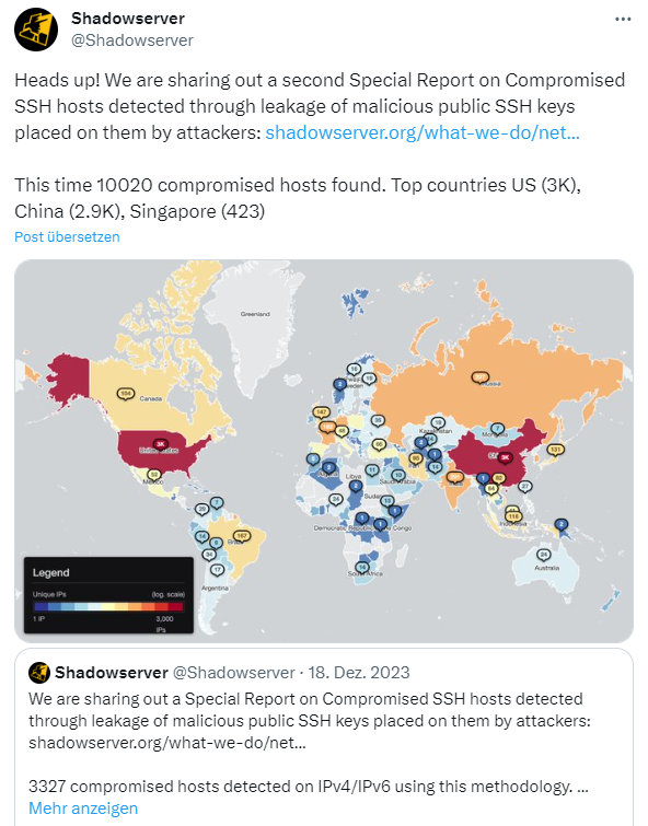 Kompromittierte SSH-Hosts