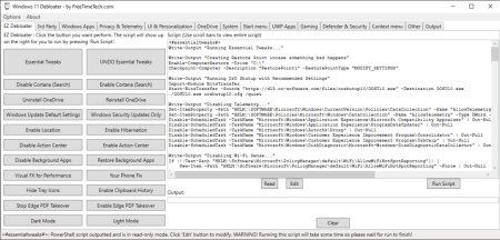 Windows 11 Debloater 1.4 Windows 11 Debloater 1.4