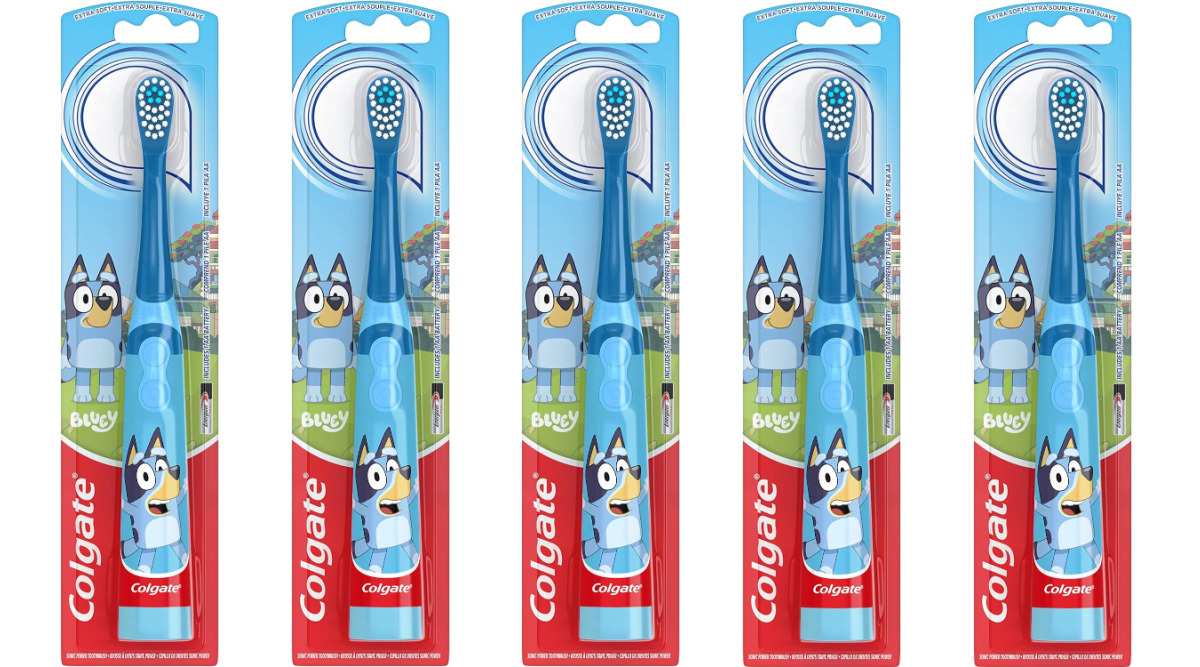 Bluey x Colgate Battery Powered Toothbrush: Just .74 Bluey x Colgate Battery Powered Toothbrush: Just .74