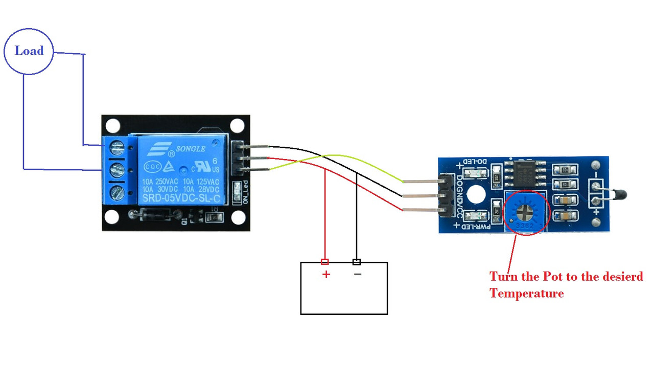 NTC module circuit connection