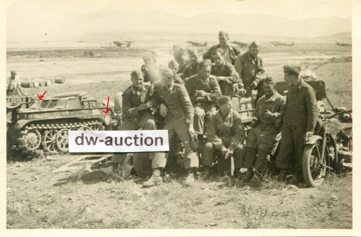 Kreta , Fallschirmjäger Art. Rgt. , Kettengrad a