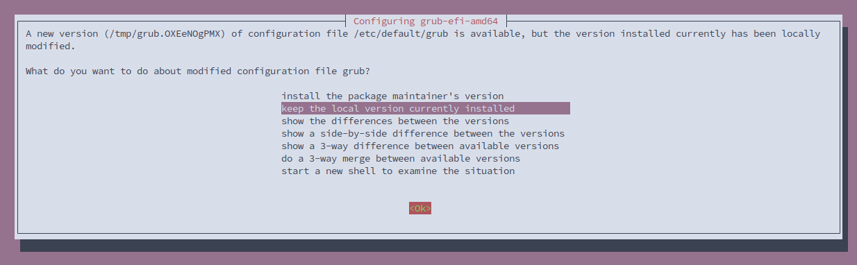 Grub File Option