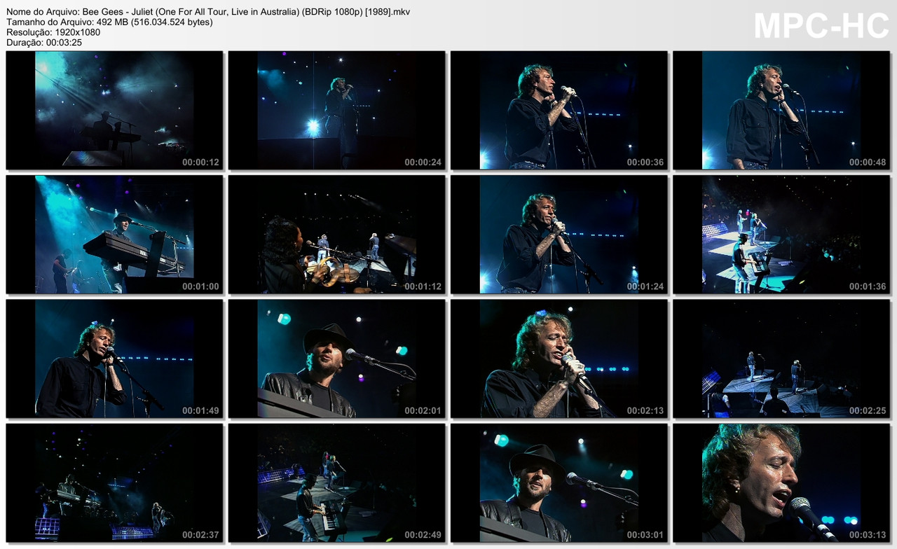 Bee Gees - Juliet (One For All Tour, Live in Australia) (BDRip 1080p) [1989]