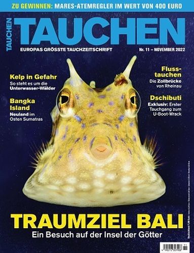 Cover: Tauchen Magazin No 11 November 2022
