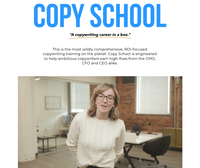 Copyhackers - Copy School 2023