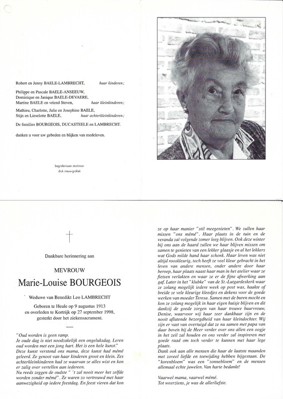 Bourgeois Marie Louise (1)