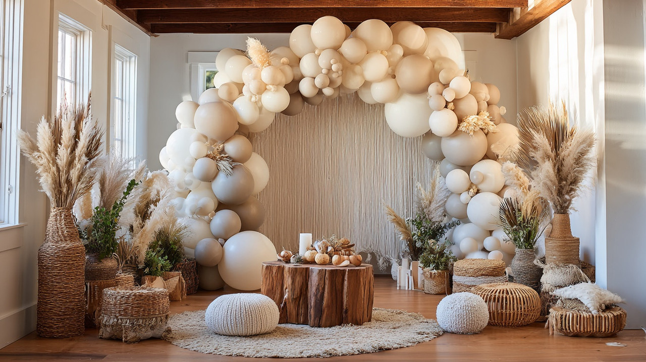 Шарики в стиле Бохо