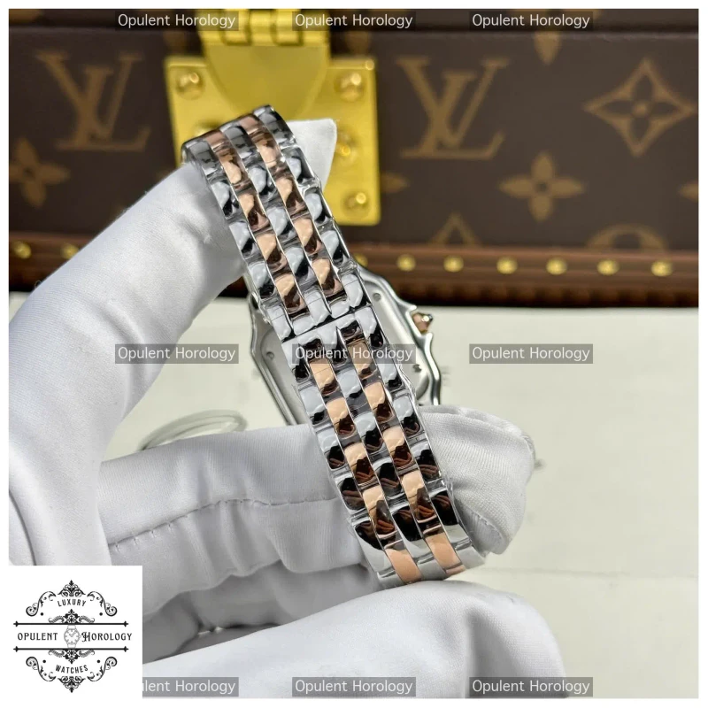 Cartier Panthère Watch Replica | Two-Tone Rose Gold & Steel