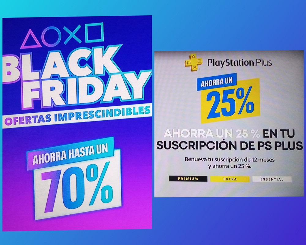 PS4/PS5: ofertas Black Friday y 25% descuento en PS Plus - -De todo un poco-