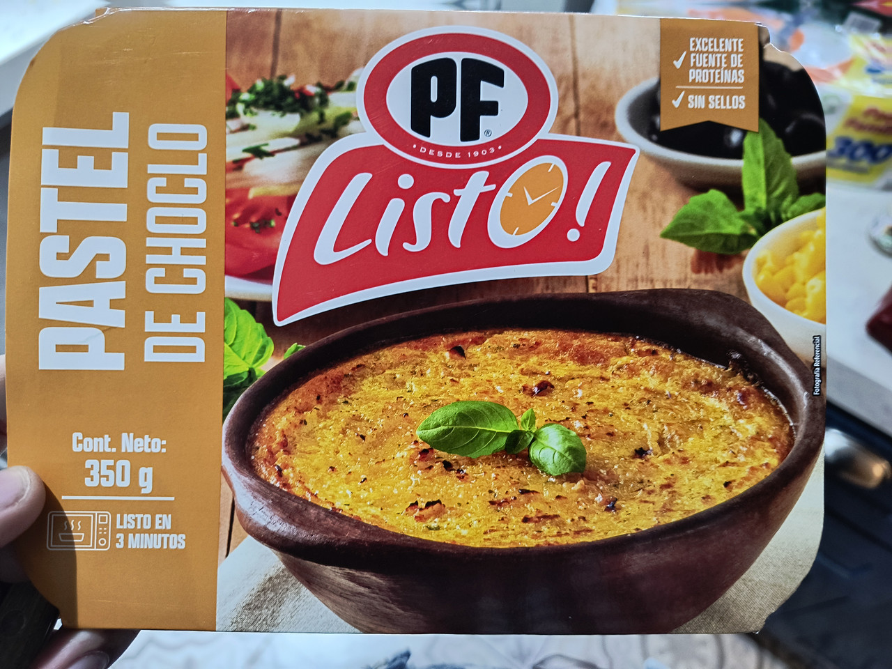 Pastel de choclo listo PF foto de un pastel de choclo real