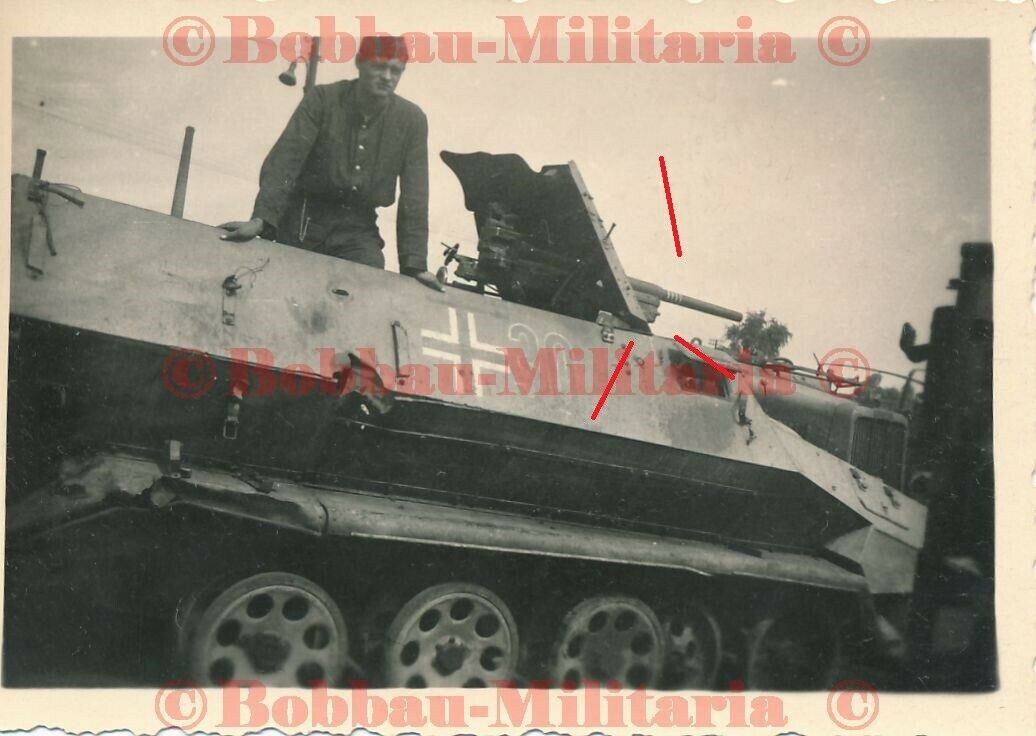 Schützenpanzerwagen SdKfz 251 mit 3,7cm PAK Abschuss-Bilanz Fron