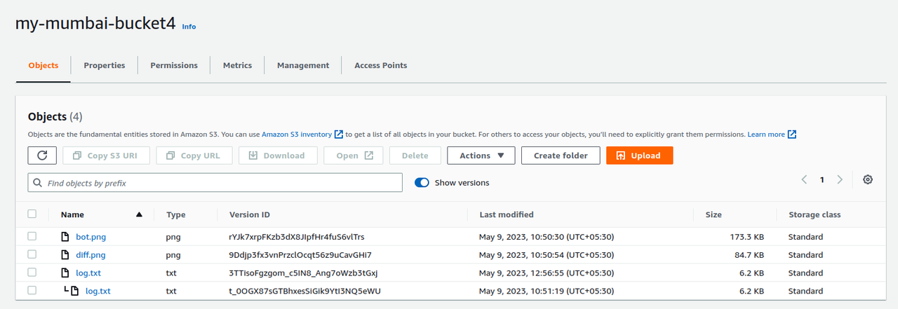 cross region replication