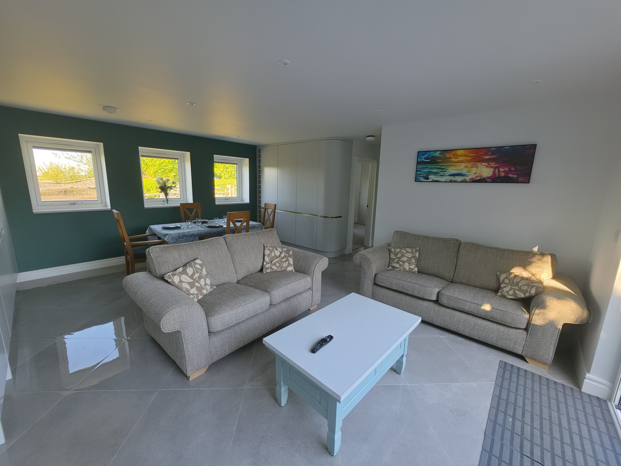 Full view of seating area