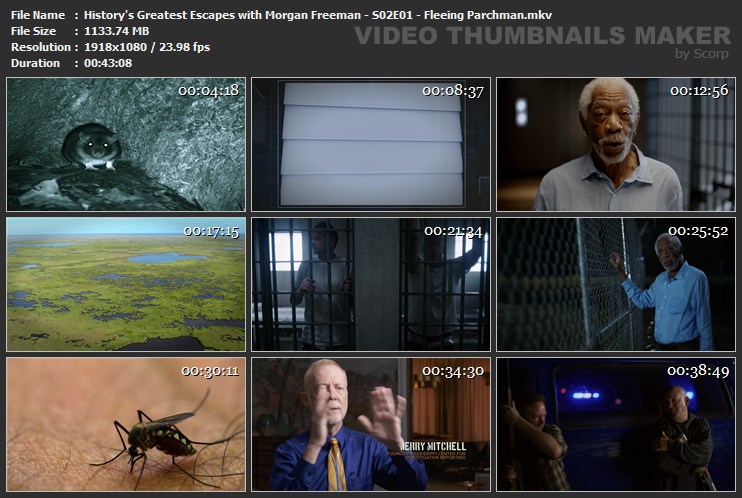 History's Greatest Escapes with Morgan Freeman - S02E01 - Fleeing Parchman.mkv