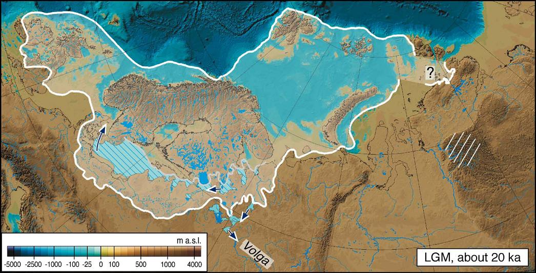 Карта земли 10000 лет назад