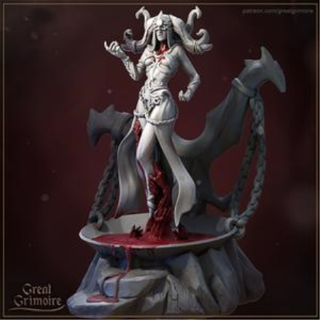 Scarlett the Blood Witch – 3D Print Model Scarlett the Blood Witch – 3D Print Model