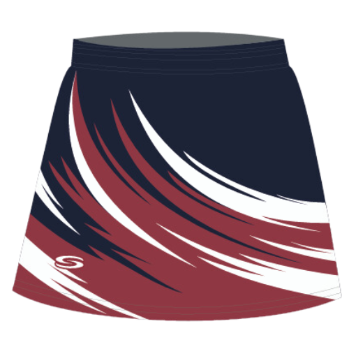 Maroon netball skirt hot sale