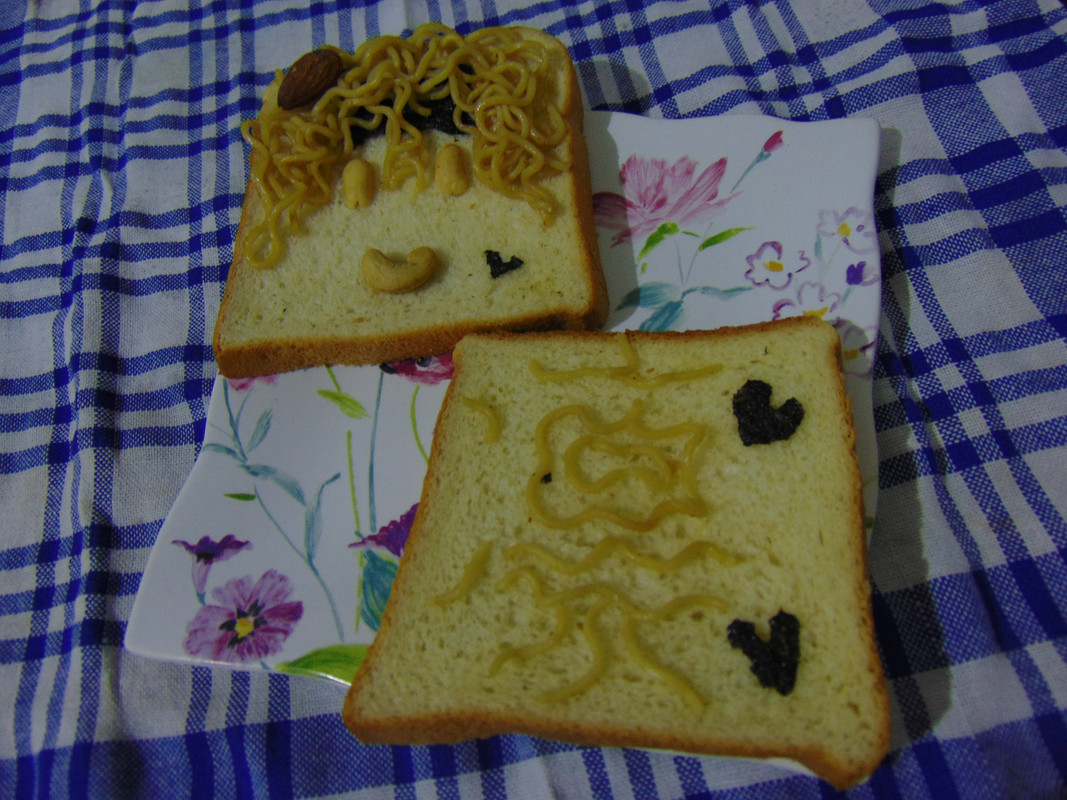 Noodle and bread