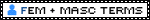 fem and masc terms