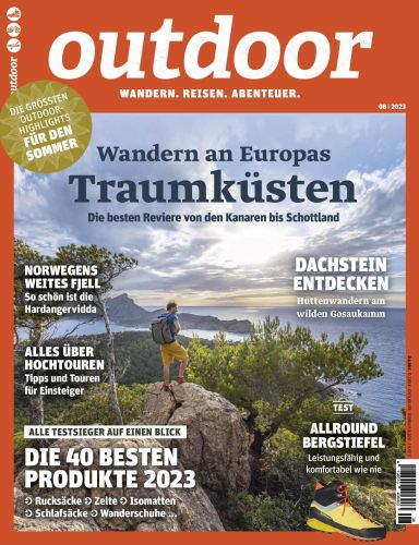 Cover: Outdoor Wandermagazin No 08 August 2023