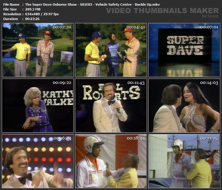 The Super Dave Osborne Show - S01E03 - Vehicle Safety Centre - Buckle Up.mkv