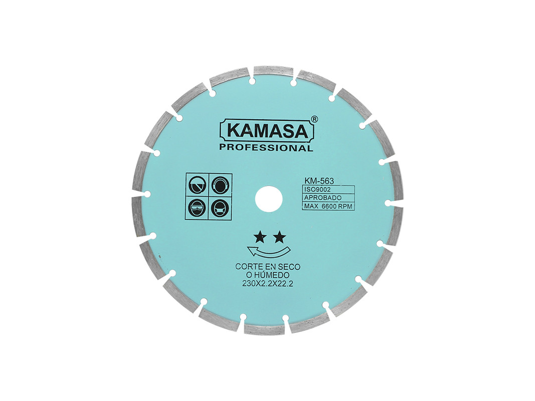 DISCO DIAMANTADO 230 GRIS KAMASA