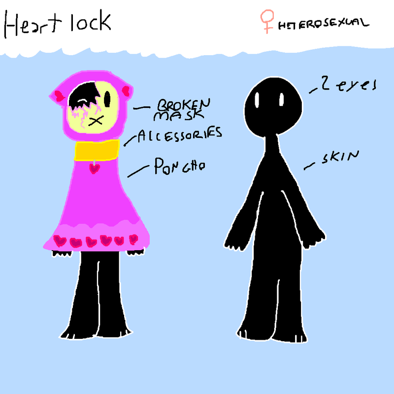 Heartlock (mom of my first mocchi oc)