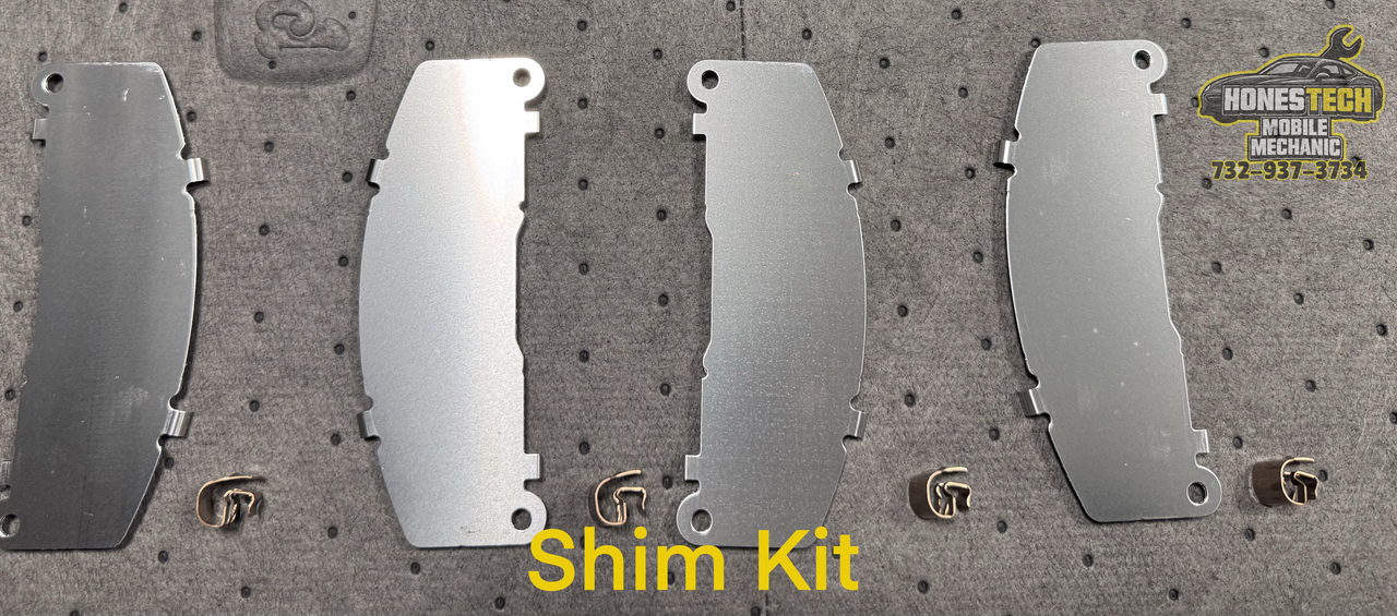 Brake hardware shim kit