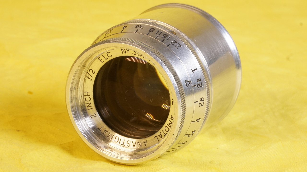 Taylor-Hobson Cooke Amotal Anastigmat 2 inch f/2 ELC Lens | eBay