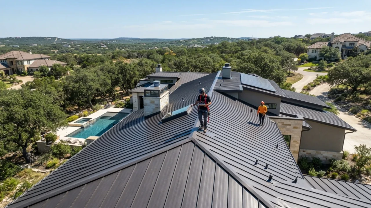 Professional metal roof inspection and maintenance San Antonio Bexar County Texas