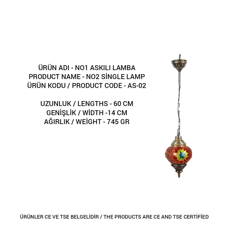 AS-02 mosaic lamp