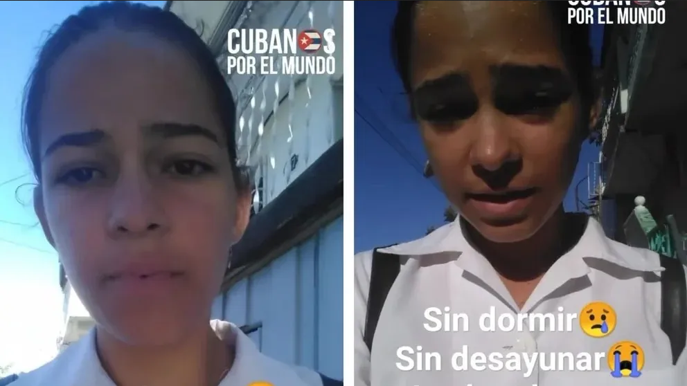 Joven cubana se hace viral al mostrar como es el desafío de ir cada día a la escuela
