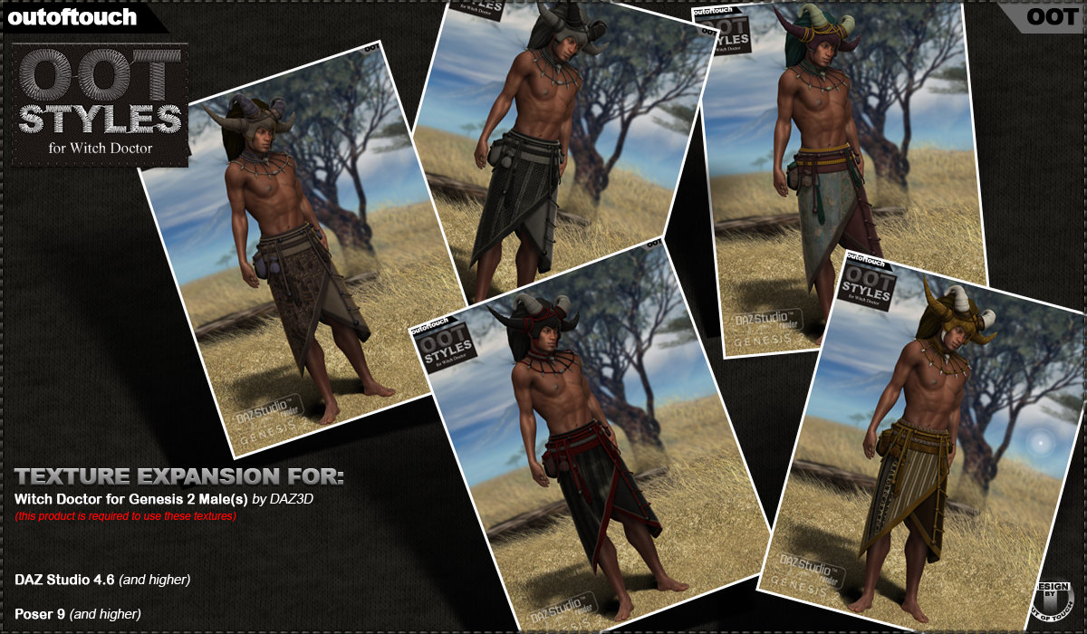 OOT Styles for Witch Doctor for Genesis 2 Male(s)