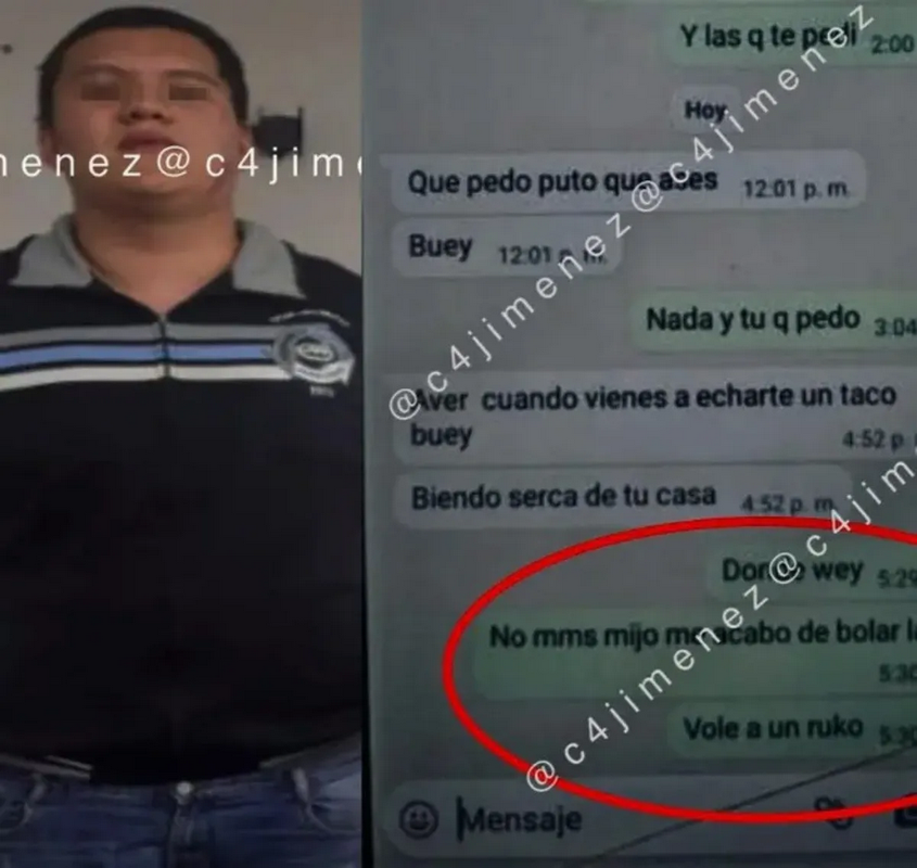 Biron presume asesinato de albañil por WhatsApp: Conmoción y debate