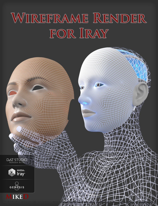 Wireframe Render for Iray