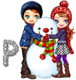 Con Muñeco de Nieve P