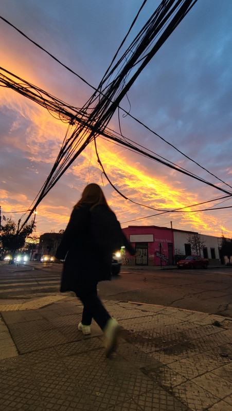 Закат в Сантьяго