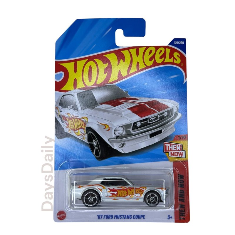 激レア　カマロ　マスタング　Hot Wheels Hot Wheels '67 Ford Mustang Coupe #121 Then And Now 1/10