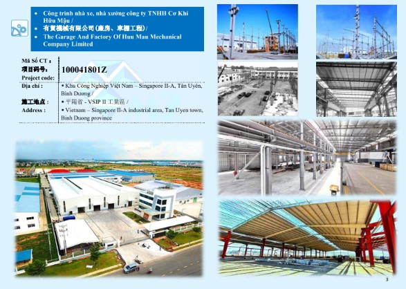 LAE Vietnam Factory Steel Structure Fabrication & Installation