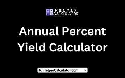 Annual Percent Yield Calculator